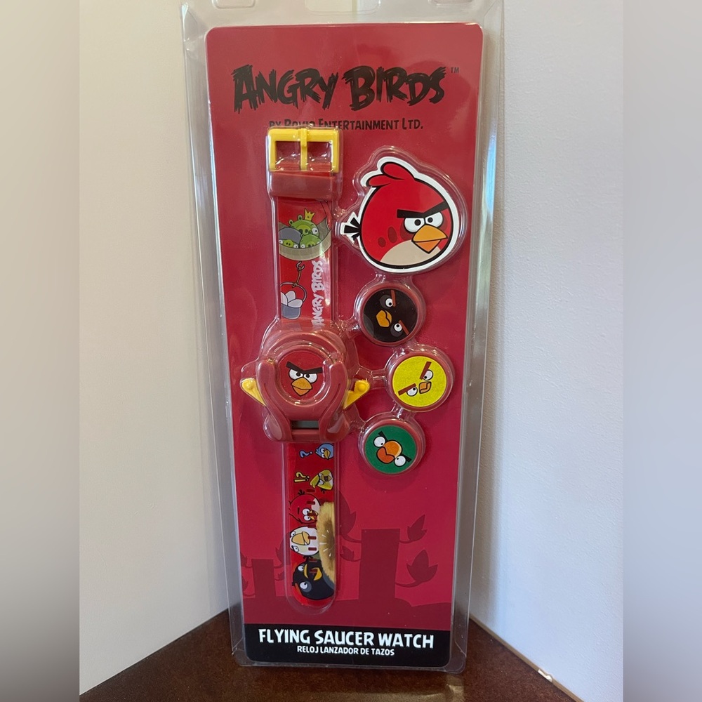Angry Birds Red Flying Saucer Watch, New